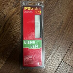Filtrete 3M Bissell 8 & 14 Vacuum Filter 3750, 6595, 6390, 3950, 6393 Series